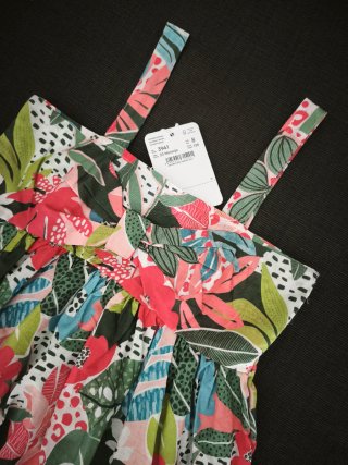 Vestido corto estampado floral. Mayoral T.8