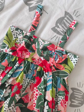 Vestido corto estampado floral. Mayoral T.8
