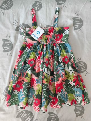 Vestido corto estampado floral. Mayoral T.8