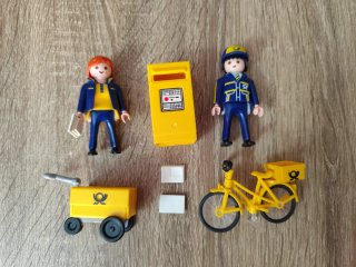 Playmobil Correos Bicicleta Carrito Buzón