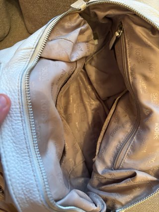 Bolso Michael Kors Beige/Blanco
