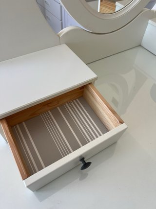Tocador Blanco con Espejo y Cajones Ikea
