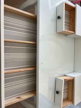 Tocador Blanco con Espejo y Cajones Ikea