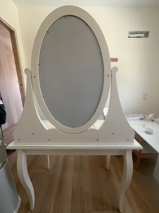 Tocador Blanco con Espejo y Cajones Ikea