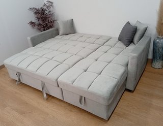 Sofá Cama Krys. Chaiselong. Arcón. Cómodo. Oferta!