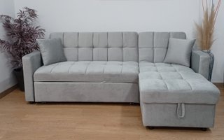 Sofá Cama Krys. Chaiselong. Arcón. Cómodo. Oferta!