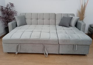 Sofá Cama Krys. Chaiselong. Arcón. Cómodo. Oferta!