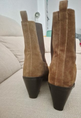Botines serraje Mango Talla 40 a estrenar
