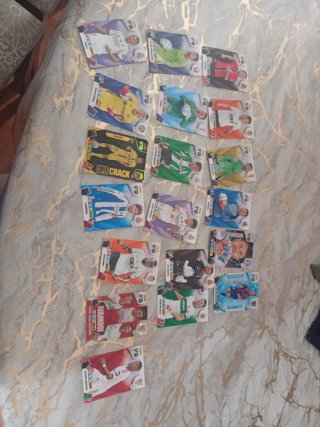 19 cromos de fútbol