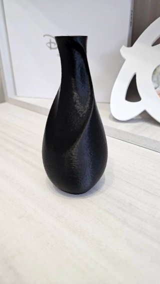 Vaso nero design moderno