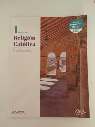 Religión católica 1o bachillerato Anaya