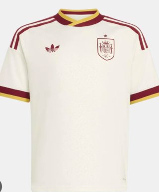 Camiseta España Adidas Mundial 2026 Blanca
