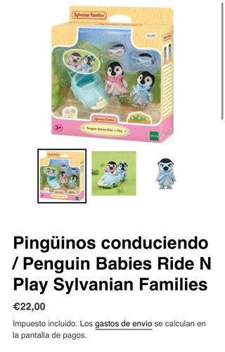 Sylvanian Families Bebés Pingüino Viaje y Juego
