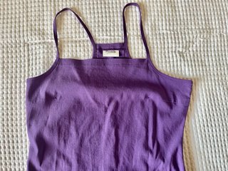 Vestido morado tirantes