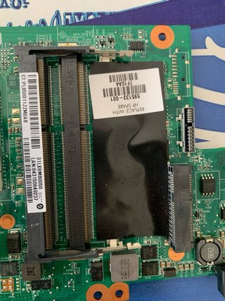 Placa base HP averiada