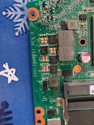 Placa base HP averiada