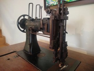 Máquina de bordar antigua Lintz & Eckhardt 40A