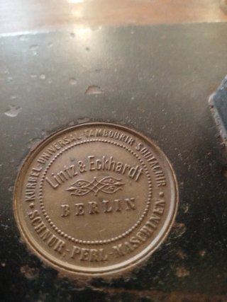 Máquina de bordar antigua Lintz & Eckhardt 40A