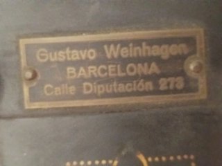Máquina de bordar antigua Lintz & Eckhardt 40A