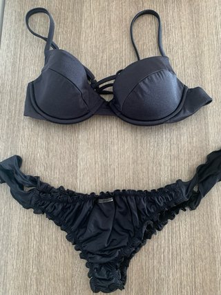 Bikini Calzedonia nero con 2 slip