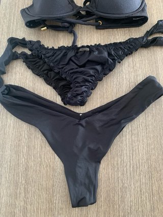 Bikini Calzedonia nero con 2 slip