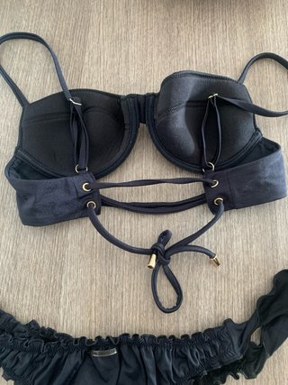 Bikini Calzedonia nero con 2 slip
