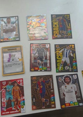 Lote cartas Pokémon, Adrenalyn y Mundial