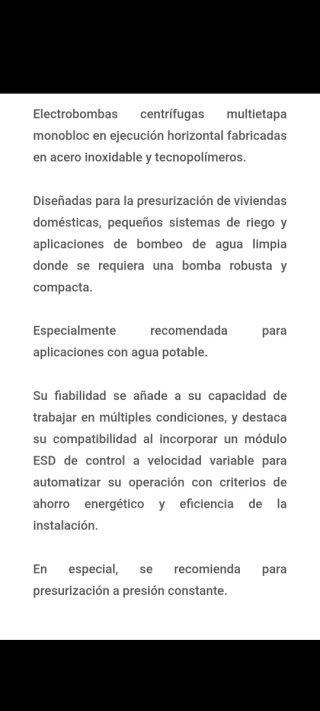 Bomba de agua con presostato y manómetro