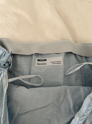 Mono vaquero corto azul