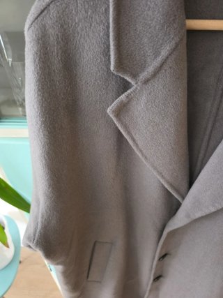 Abrigo Zara Gris Talla L