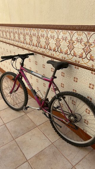 Bicicleta Montaña Morada Shimano