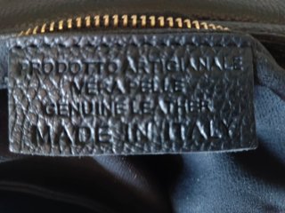 Borsa vera pelle nera