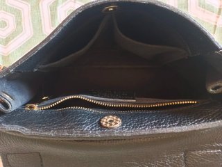 Borsa vera pelle nera