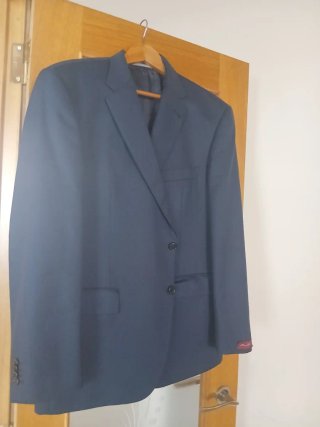 Chaqueta de traje azul