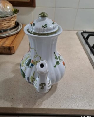 Servizio caffè/tè maiolica Faenza