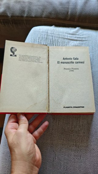 Libro "El manuscrito carmesí" - Antonio Gala