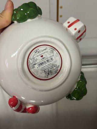 Ciotolina Natale Blanc Mariclo