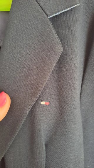 Blazer Tommy Hilfiger elástico azul