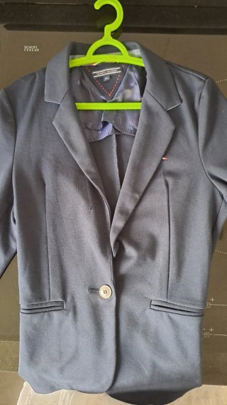 Blazer Tommy Hilfiger elástico azul