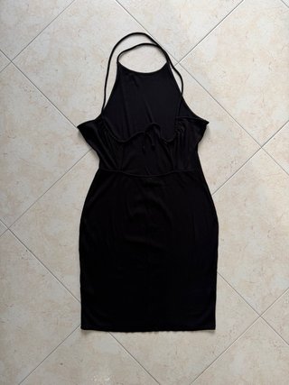 Vestito H&M Costine Nero - Taglia L