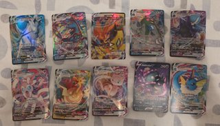 Lote 10 Cartas Pokémon V/VMAX