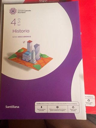 libros historia 4° de la ESO