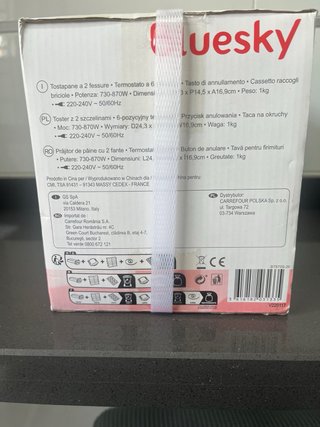 Tostador Bluesky 870W
