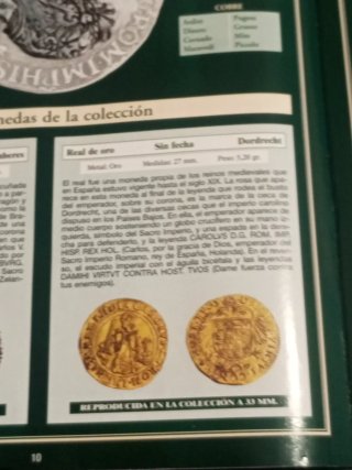 Moneda Real de Oro Dordrecht