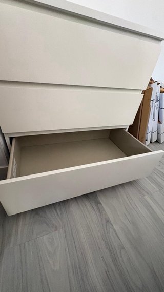 Cómoda MALM IKEA Blanca 3 cajones