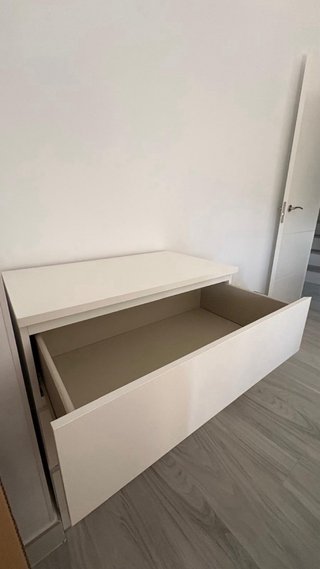 Cómoda MALM IKEA Blanca 3 cajones