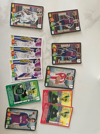 Cartas Adrenalyn XL 2018-19 (Más de 250)