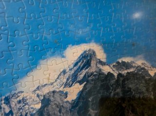 Puzzle Chalet Suizo con Marco