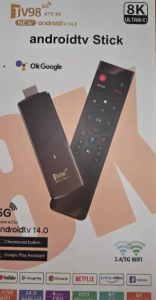 Tiv98 5G Android TV Stick 8K UHD