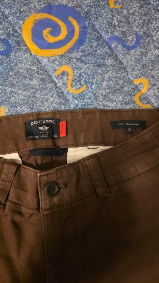Pantalón Dockers Marrón Trabajo (talla 29 EEUU)